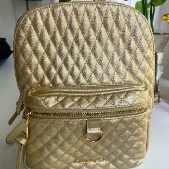 New Accessorize Women’s Quilted Mini Backpack - Picture 1 of 9